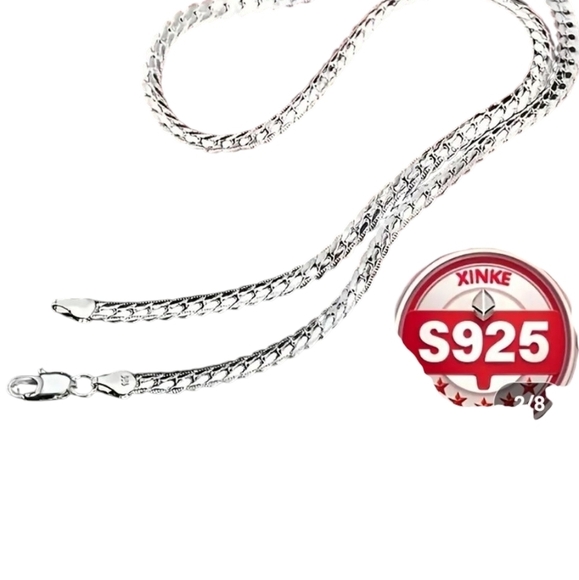 NEW 925 SS Elegant Chain unisex 19.69 in - Picture 2 of 4
